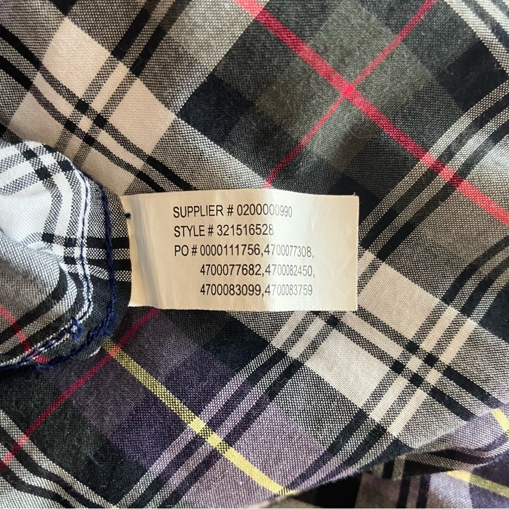 Ralph Lauren Toddler Boy Oxford Button Down Polo Shirt Plaid 2T - Picture 9 of 9